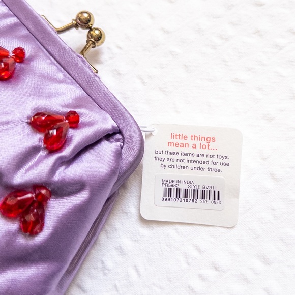 Crewcuts Girls' Satin Coin Purse w/ Straps and Beads - Picture 3 of 6